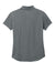 New Era LNEA225 Womens Power Short Sleeve Polo Shirt Heather Shadow Grey Flat Back