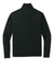 New Era LNEA228 Womens Power 1/4 Zip Sweatshirt Black Flat Back