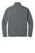 New Era LNEA228 Womens Power 1/4 Zip Sweatshirt Heather Shadow Grey Flat Back