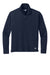 New Era LNEA228 Womens Power 1/4 Zip Sweatshirt True Navy Blue Flat Front