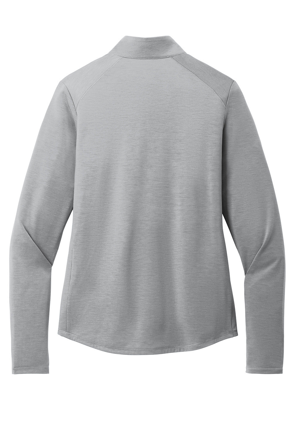 Ogio LOG153 Womens Motion 1/4 Zip Sweatshirt Greystone Flat Back