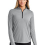 Ogio Womens Motion Moisture Wicking 1/4 Zip Sweatshirt w/ Pocket - Greystone - COMING SOON