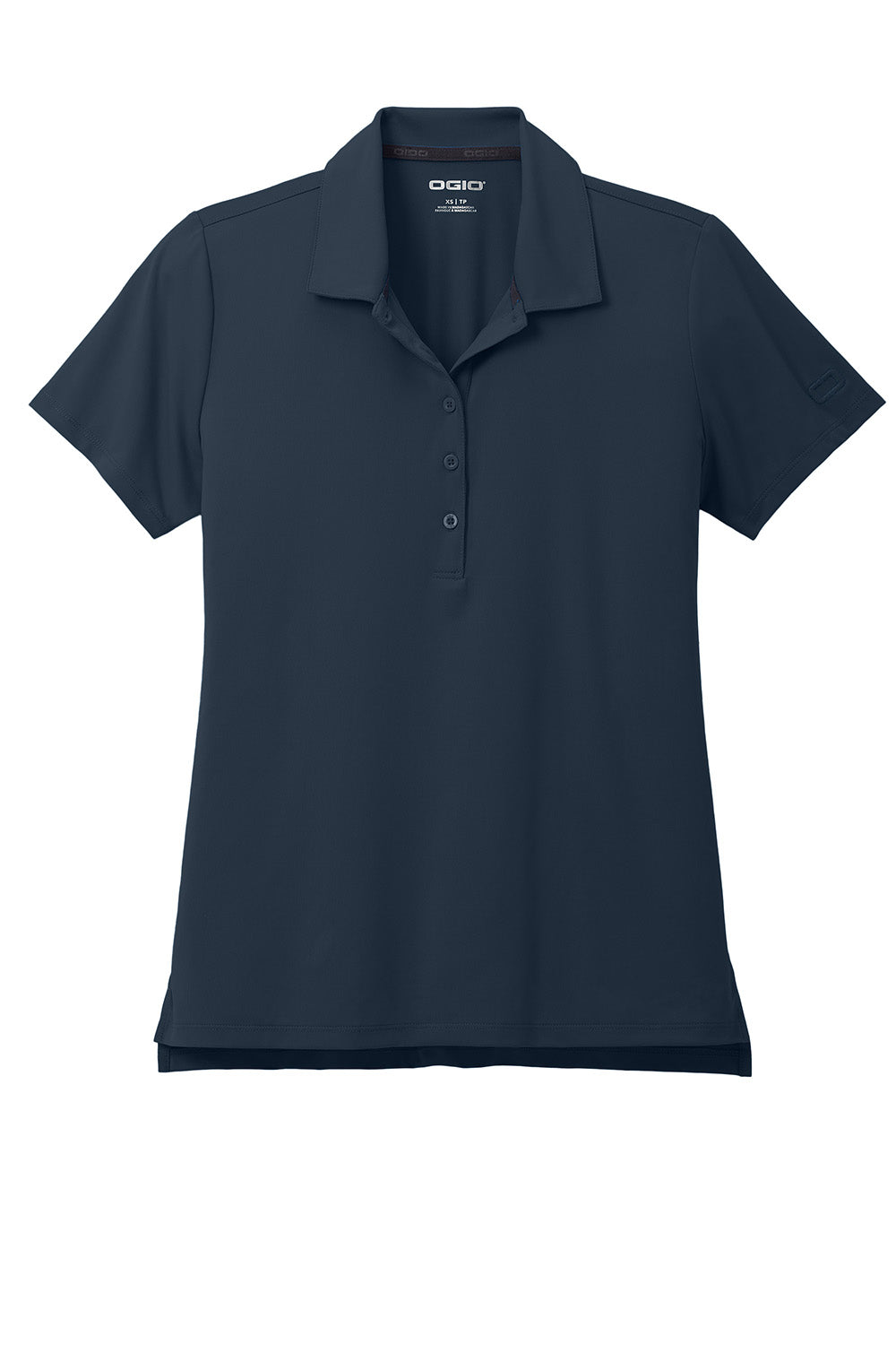 Ogio LOG170 Womens Regain Short Sleeve Polo Shirt River Navy Blue Flat Front