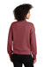 Ogio LOG861 Womens Transcend 1/4 Zip Sweatshirt Soft Ruby Red Model Back