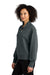 Ogio LOG861 Womens Transcend 1/4 Zip Sweatshirt Tarmac Grey Model Side