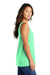 Port & Company LPC099TT Womens Beach Wash Garment Dyed Tank Top Jadeite Green Model Side