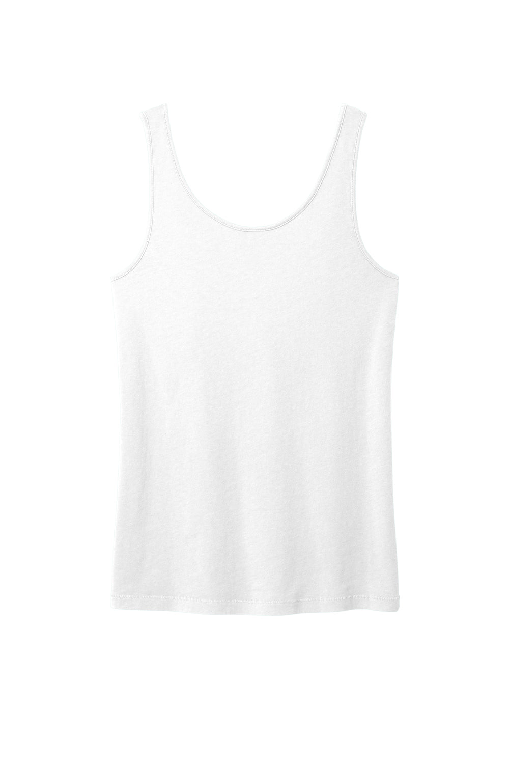 Port & Company LPC099TT Womens Beach Wash Garment Dyed Tank Top White Flat Back