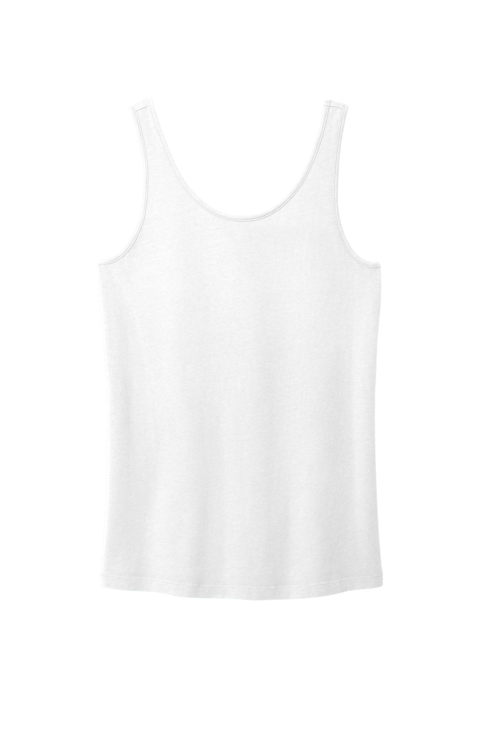 Port & Company LPC099TT Womens Beach Wash Garment Dyed Tank Top White Flat Front