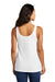 Port & Company LPC099TT Womens Beach Wash Garment Dyed Tank Top White Model Back