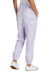 Port & Company LPC140P Womens Beach Wash Tie Dye Sweatpants w/ Pockets Amethyst Purple Model Back