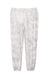 Port & Company LPC140P Womens Beach Wash Tie Dye Sweatpants w/ Pockets Dove Grey Flat Back