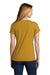 Port & Company LPC330V Womens Short Sleeve V-Neck T-Shirt Heather Ochre Yellow Model Back