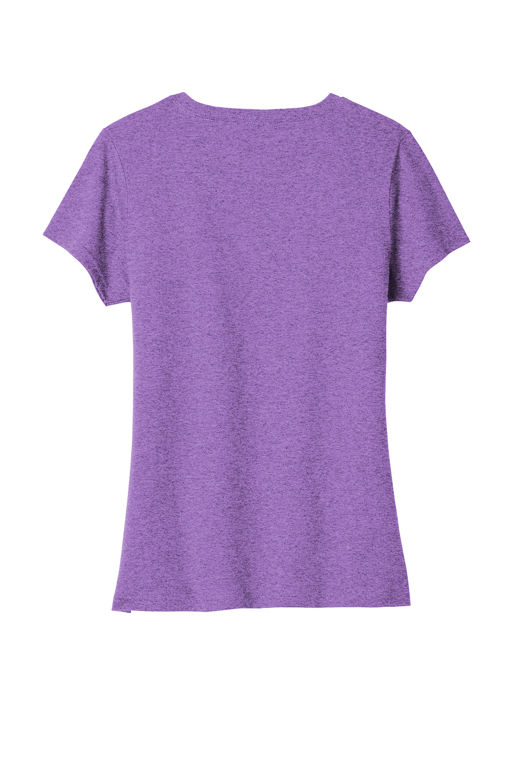 Port & Company LPC330V Womens Short Sleeve V-Neck T-Shirt Heather Team Purple Flat Back