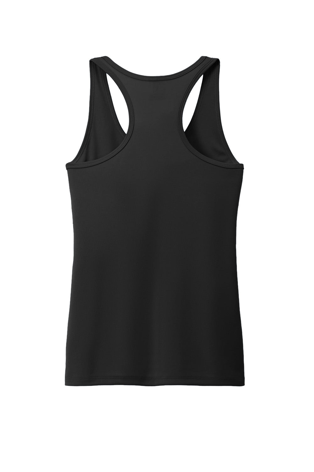 Port & Company LPC380TT Womens Performance Tank Top Jet Black Flat Back