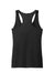 Port & Company LPC380TT Womens Performance Tank Top Jet Black Flat Back