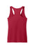 Port & Company LPC380TT Womens Performance Tank Top Red Flat Back