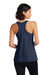 Port & Company LPC380TT Womens Performance Tank Top True Navy Blue Model Back