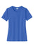 Port & Company LPC380 Womens Dry Zone Performance Moisture Wicking Short Sleeve Crewneck T-Shirt Royal Blue Flat Front