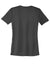 Port & Company LPC380 Womens Dry Zone Performance Moisture Wicking Short Sleeve Crewneck T-Shirt Charcoal Grey Flat Back