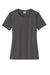 Port & Company LPC380 Womens Dry Zone Performance Moisture Wicking Short Sleeve Crewneck T-Shirt Charcoal Grey Flat Front