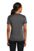 Port & Company LPC380 Womens Dry Zone Performance Moisture Wicking Short Sleeve Crewneck T-Shirt Charcoal Grey Model Back