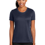 Port & Company Womens Dry Zone Performance Moisture Wicking Short Sleeve Crewneck T-Shirt - Deep Navy Blue