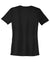 Port & Company LPC380 Womens Dry Zone Performance Moisture Wicking Short Sleeve Crewneck T-Shirt Jet Black Flat Back