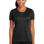 Port & Company Womens Dry Zone Performance Moisture Wicking Short Sleeve Crewneck T-Shirt - Jet Black