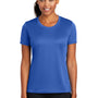 Port & Company Womens Dry Zone Performance Moisture Wicking Short Sleeve Crewneck T-Shirt - Royal Blue