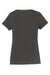 Port & Company LPC450V Womens Fan Favorite Short Sleeve V-Neck T-Shirt Charcoal Grey Flat Back