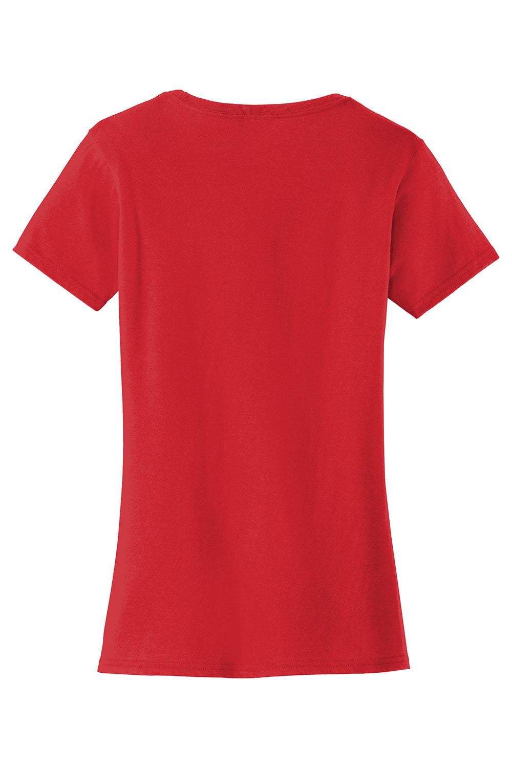 Port & Company LPC450 Womens Fan Favorite Short Sleeve Crewneck T-Shirt Bright Red Flat Back