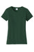 Port & Company LPC450 Womens Fan Favorite Short Sleeve Crewneck T-Shirt Forest Green Flat Front