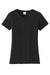 Port & Company LPC450 Womens Fan Favorite Short Sleeve Crewneck T-Shirt Jet Black Flat Front