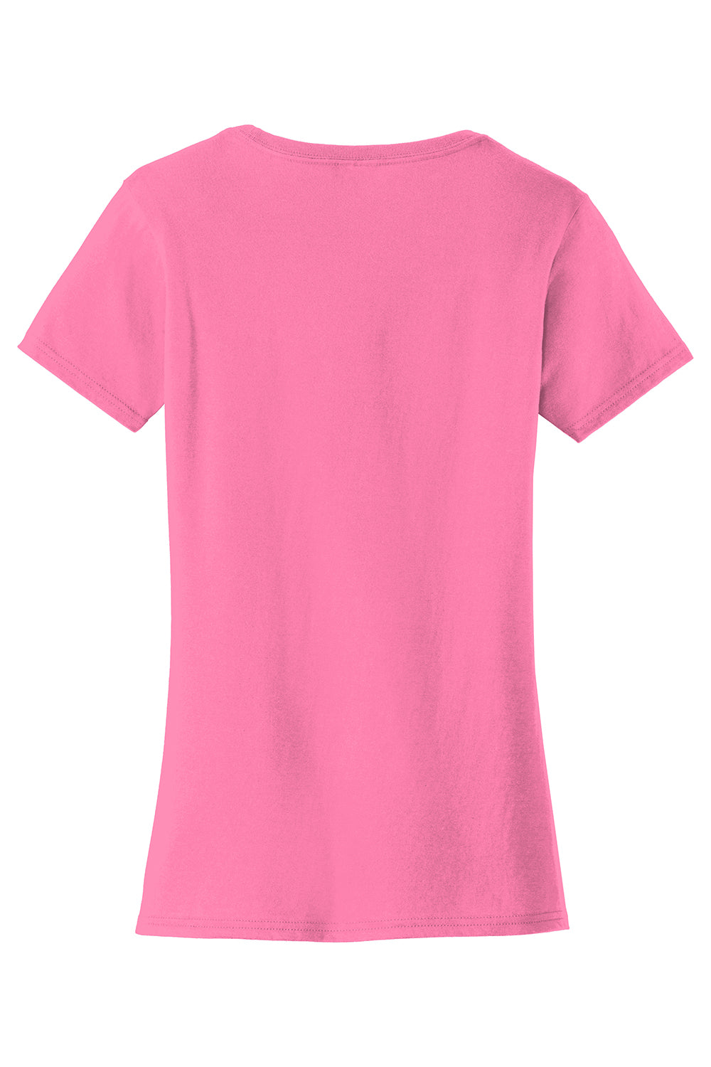 Port & Company LPC450 Womens Fan Favorite Short Sleeve Crewneck T-Shirt New Pink Flat Back