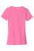 Port & Company LPC450 Womens Fan Favorite Short Sleeve Crewneck T-Shirt New Pink Flat Back