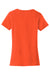 Port & Company LPC450 Womens Fan Favorite Short Sleeve Crewneck T-Shirt Orange Flat Back