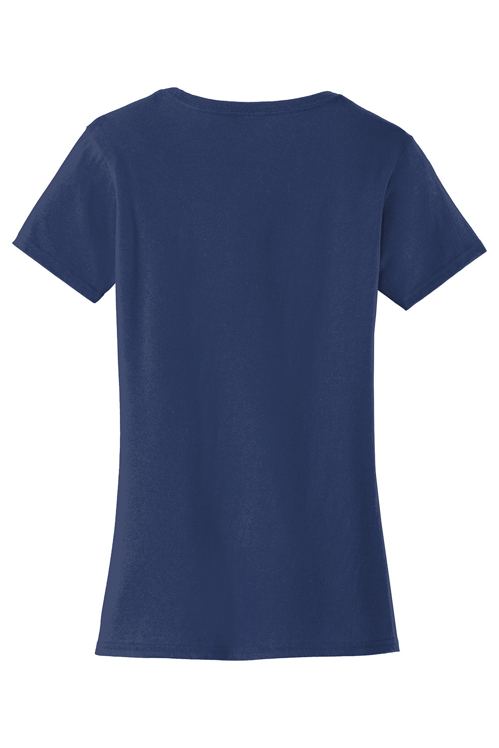 Port & Company LPC450 Womens Fan Favorite Short Sleeve Crewneck T-Shirt Team Navy Blue Flat Back