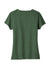 Port & Company LPC455V Womens Fan Favorite Short Sleeve V-Neck T-Shirt Heather Forest Green Flat Back