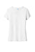 Port & Company LPC455V Womens Fan Favorite Short Sleeve V-Neck T-Shirt White Flat Front