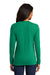 Port & Company LPC54LS Womens Core Long Sleeve Crewneck T-Shirt Kelly Green Model Back