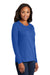 Port & Company LPC54LS Womens Core Long Sleeve Crewneck T-Shirt Royal Blue Model 3q