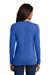 Port & Company LPC54LS Womens Core Long Sleeve Crewneck T-Shirt Royal Blue Model Back