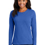 Port & Company Womens Core Long Sleeve Crewneck T-Shirt - Royal Blue