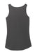 Port & Company LPC54TT Womens Core Tank Top Charcoal Grey Flat Back