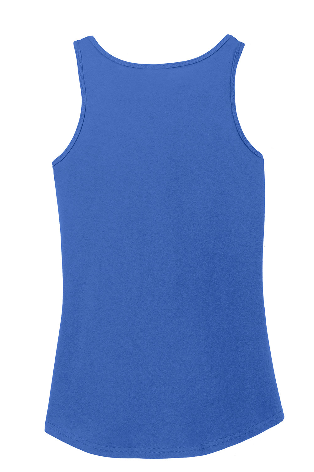 Port & Company LPC54TT Womens Core Tank Top Royal Blue Flat Back