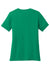 Port & Company LPC54V Womens Core Short Sleeve V-Neck T-Shirt Kelly Green Flat Back