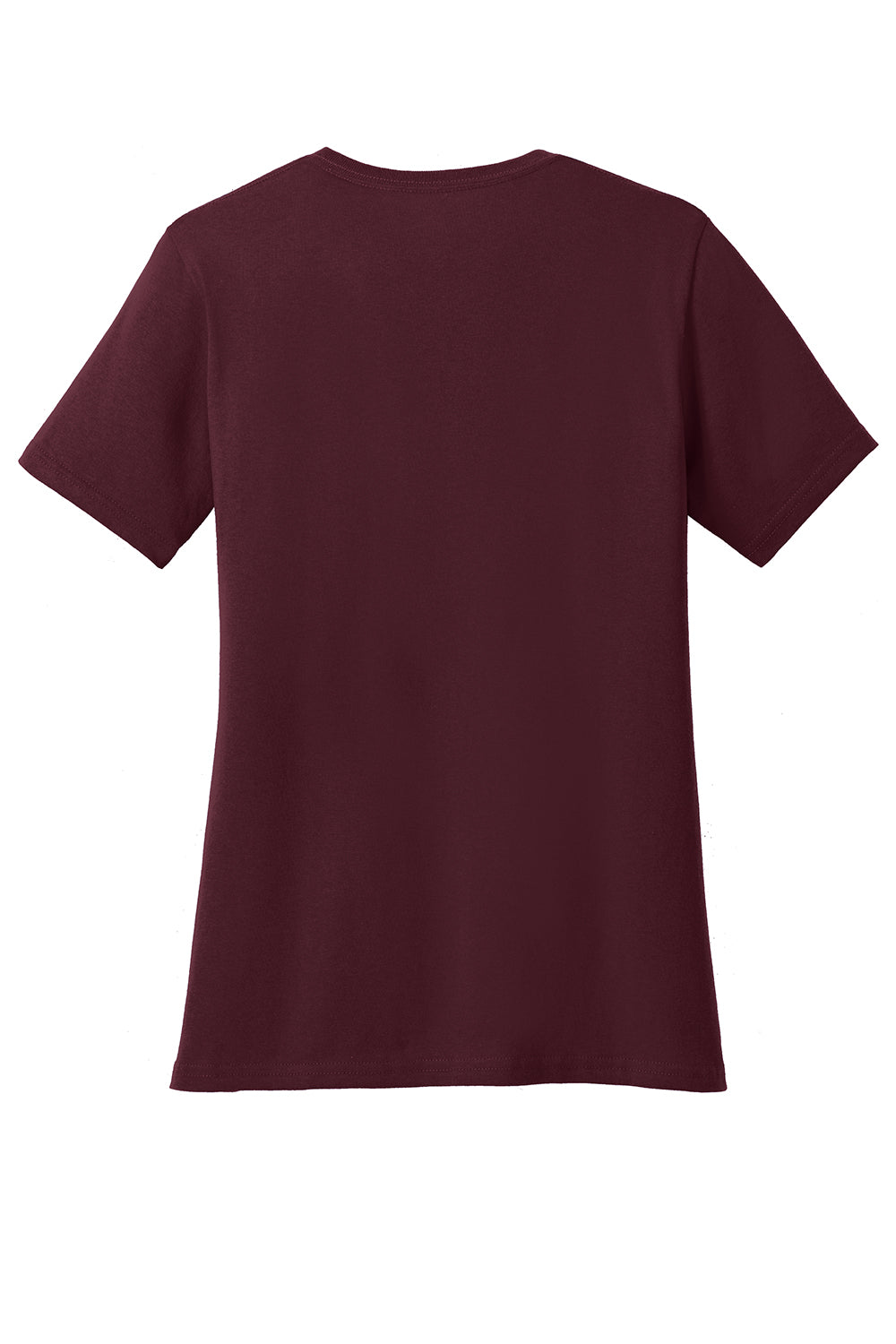 Port & Company LPC54 Womens Core Short Sleeve Crewneck T-Shirt Athletic Maroon Flat Back