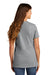 Port & Company LPC54 Womens Core Short Sleeve Crewneck T-Shirt Heather Grey Model Back