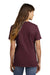 Port & Company LPC54 Womens Core Short Sleeve Crewneck T-Shirt Athletic Maroon Model Back