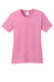 Port & Company LPC54 Womens Core Short Sleeve Crewneck T-Shirt Candy Pink Flat Front